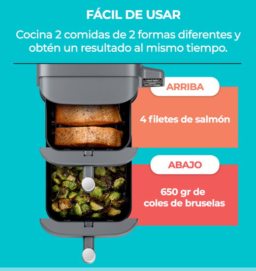 Freidora de Aire Vertical Double Stack XL 9.5L Ninja