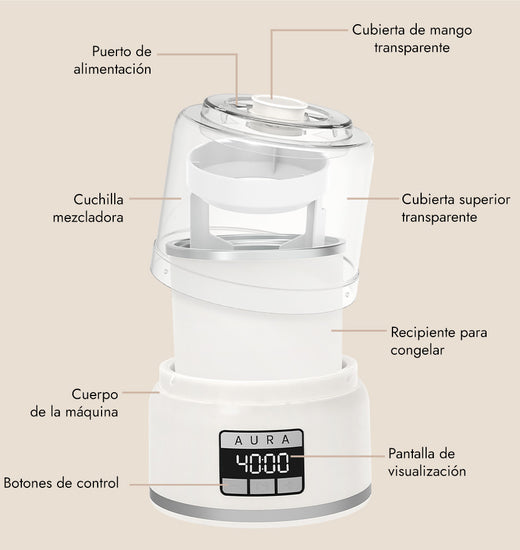 Máquina para Helado 2 Litros