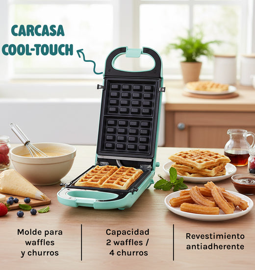 Máquina para Waffles y Churros Cookit