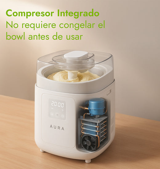 Máquina Helado Touch Compressor 1L Aura