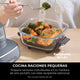 Contenedor de cristal CleanCrisp Ninja CRISPi (1.4 L) con tapa Snap-Lock
