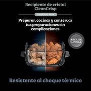 Contenedor de cristal CleanCrisp Ninja CRISPi (1.4 L) con tapa Snap-Lock