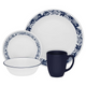Set de Vajilla Livingware True Blue 16 piezas Corelle