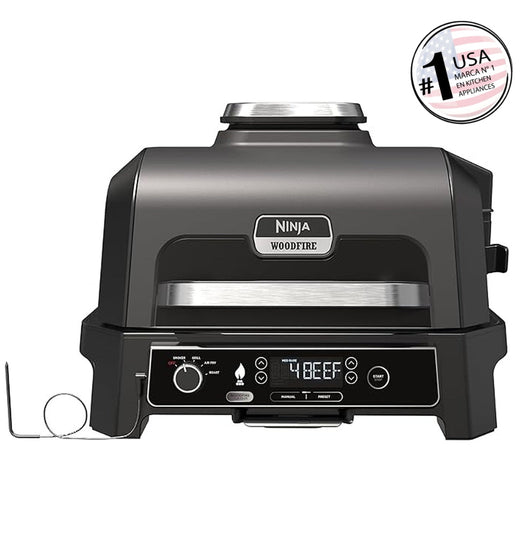 Parrilla eléctrica con Ahumador Ninja Woodfire Pro XL