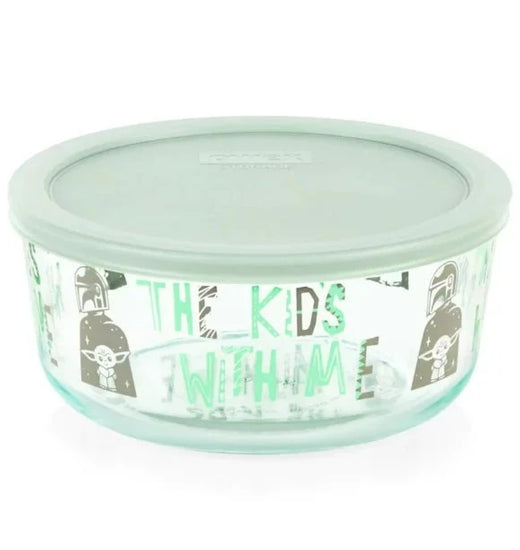 Set de 3 fuentes Star Wars "The Child" de vidrio con tapa Pyrex