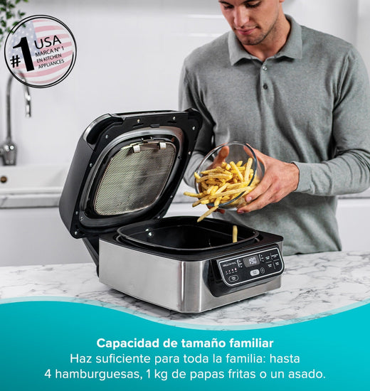 Parrilla interior Ninja 5 en 1 con Freidora de aire