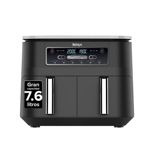 Freidora de Aire doble Ninja 6 en 1 de 7.6L