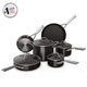 Batería de Cocina 10 Piezas Antiadherente NeverStick Essential Ninja