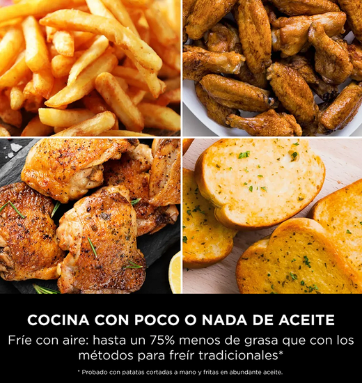 Freidora de Aire Vertical Double Stack XL 9.5L Blanca Ninja