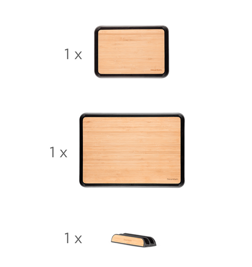 Pack de 2 tablas para Picar con Canal Fledge Bamboo Dreamfarm