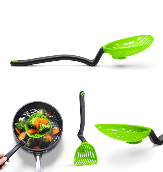 Colador tipo cuchara Lestrain Verde Dreamfarm
