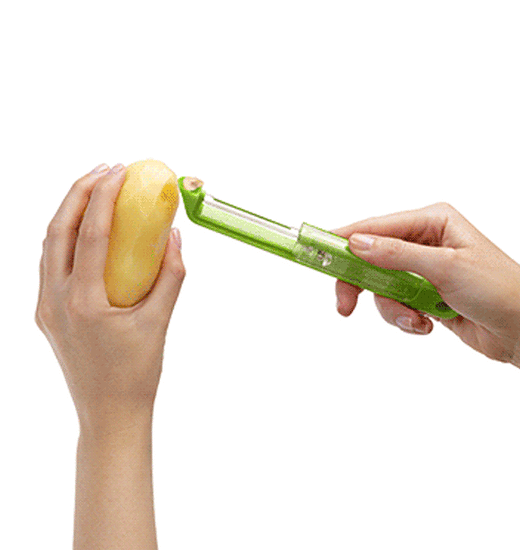 Pelador Ergonómico de frutas y verduras Sharple Verde Dreamfarm