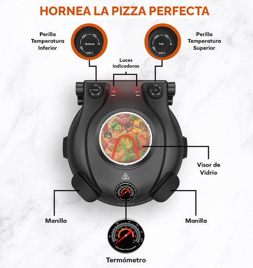 Horno para Pizza  Eléctrico con visor Essetta