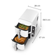 Freidora de Aire Vertical Double Stack XL 9.5L Blanca Ninja