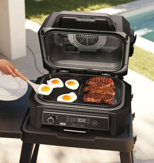 Parrilla eléctrica con Ahumador Ninja Woodfire Pro XL