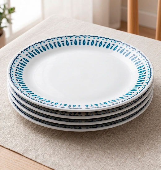 Juego de 4 platos de ensalada Every Day Azure Medallion Corelle