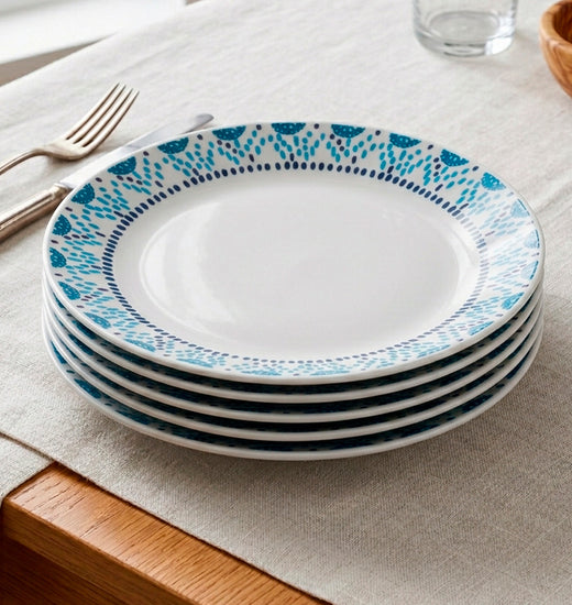 Juego de 6 platos de fondo Every Day Azure Medallion Corelle