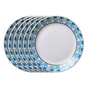 Juego de 6 platos de fondo Every Day Azure Medallion Corelle