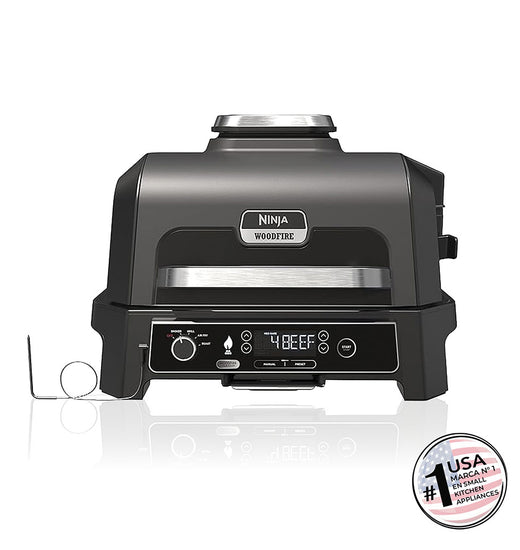 Parrilla eléctrica con Ahumador Ninja Woodfire Pro XL