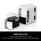 Freidora de Aire Vertical Double Stack XL 9.5L Blanca Ninja
