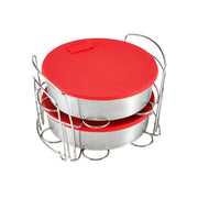Set de 2 moldes multiuso con tapa y 2 rejillas Instant Pot