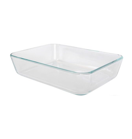 Contenedor rectangular de vidrio 2.6 Litros Pyrex