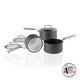 Set de 3 Cacerolas Antiadherentes Zerostick Ninja
