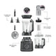 Licuadora y Procesadora 3 en 1 Detect Power Pro Blendsense Ninja