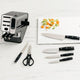 Box Set Cuchillos Foodi Neverdull Con Base Afiladora 10 Piezas Ninja