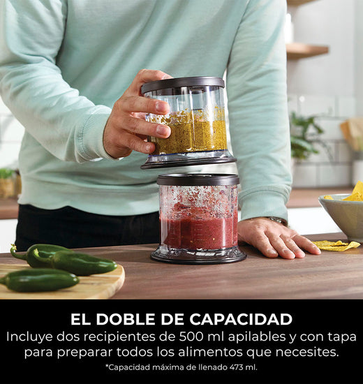 Picadora de alimentos eléctrica Express Chop 200W Ninja
