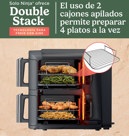 Freidora de Aire Vertical Double Stack XL 9.5L Ninja