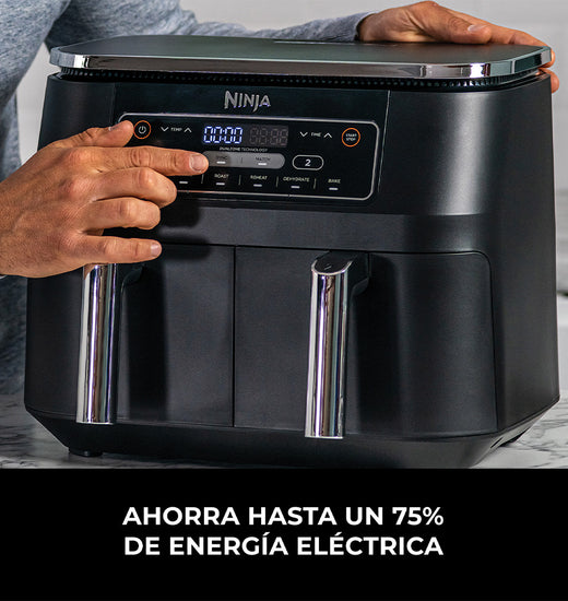 Freidora de Aire doble Ninja 6 en 1 de 7.6L