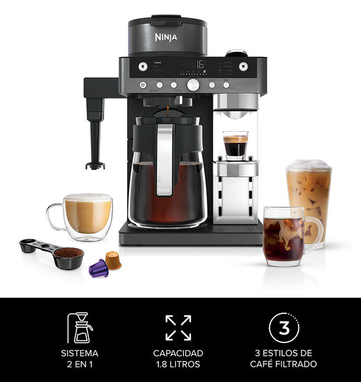 Cafetera 2 en 1 Ninja Prestige