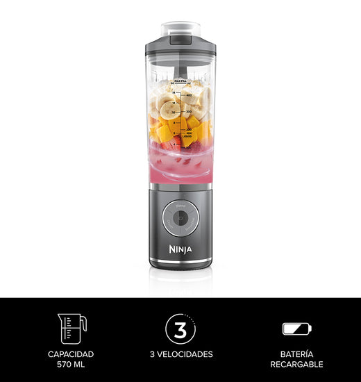 Licuadora individual inalámbrica Blast MAX Gris Ninja