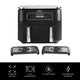 Freidora de Aire doble Ninja 6 en 1 de 7.6L