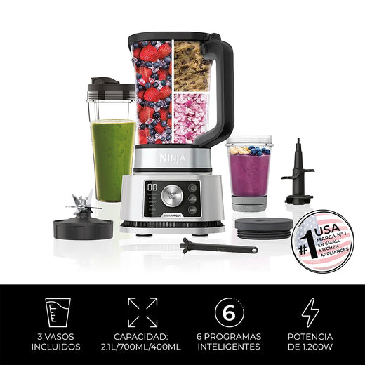Licuadora 1200W Ninja Foodie 3 en 1 – Chef lab CL