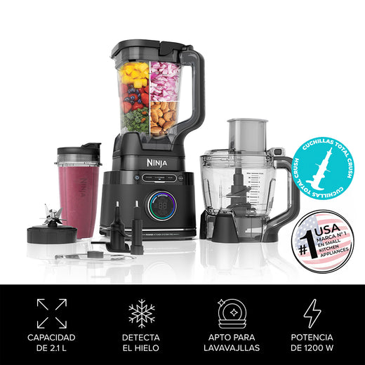 Licuadora y Procesadora 3 en 1 Detect Power Pro Blendsense Ninja