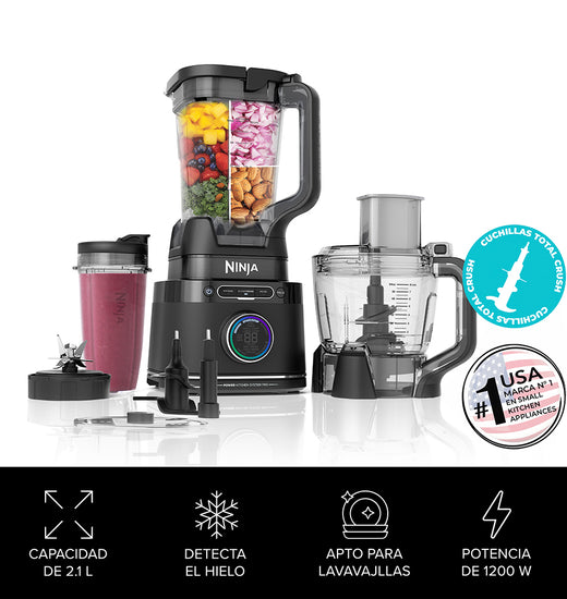Licuadora y Procesadora 3 en 1 Detect Power Pro Blendsense Ninja