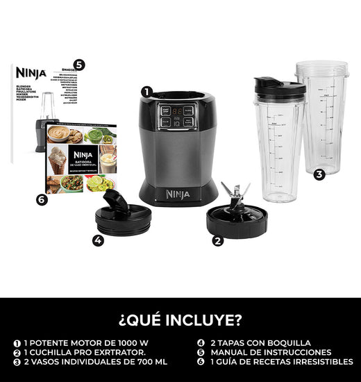 Licuadora Individual Ninja con Auto-iQ® 1000 W