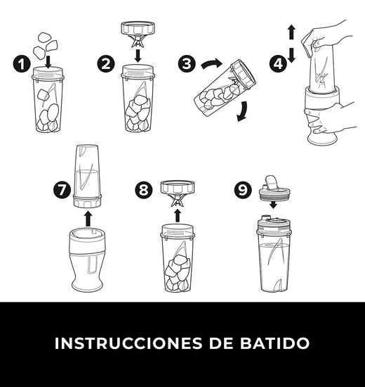Licuadora Individual Ninja con Auto-iQ® 1000 W