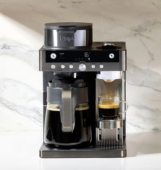 Cafetera 2 en 1 Prestige DualBrew con Espumador Integrado Ninja