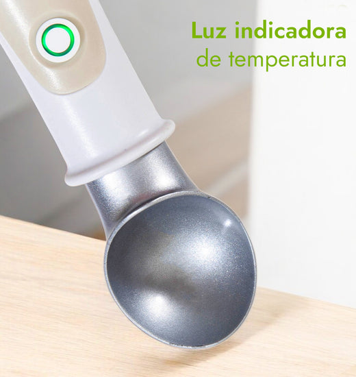 Cuchara Recargable Térmica para Helado Aura