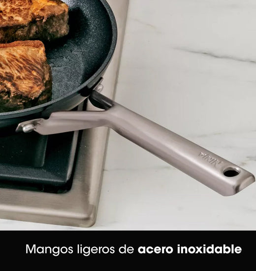 Batería de Cocina 10 Piezas Antiadherente NeverStick Essential Ninja