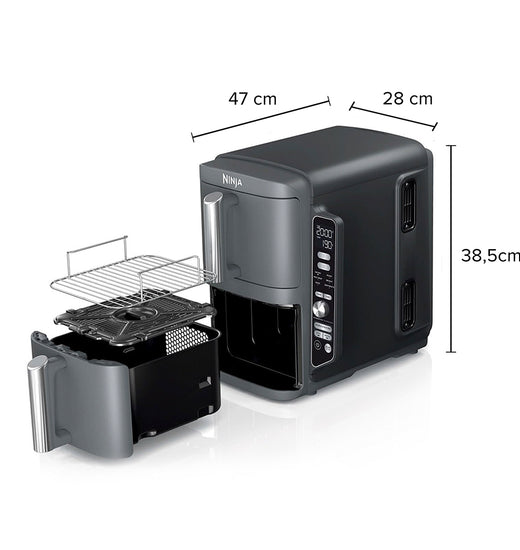 Freidora de Aire Vertical Double Stack XL 9.5L Ninja