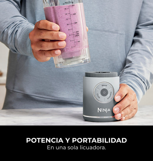 Licuadora individual inalámbrica Blast MAX Plateada Ninja