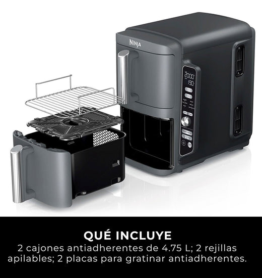 Freidora de Aire Vertical Double Stack XL 9.5L Ninja