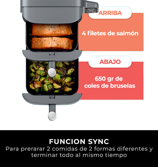 Freidora de Aire Vertical Double Stack XL 9.5L Ninja