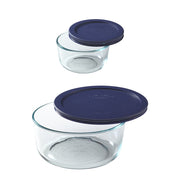 Fuente rectangular de vidrio con tapa Easy-Grab Pyrex 1.9 litros – Chef lab  CL