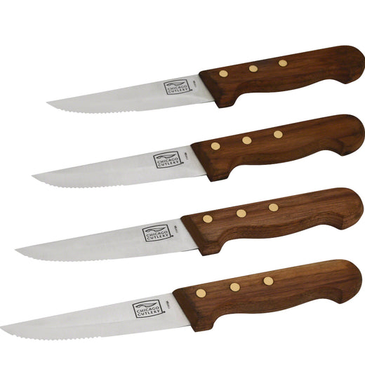 Set de 4 cuchillos Walnut Tradition para carne Chicago Cutlery