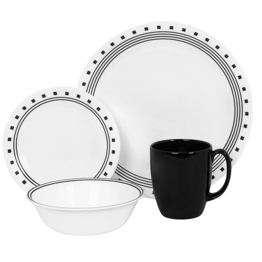 Set de vajilla de 16 piezas Corelle City Block – Chef lab CL